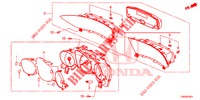 SPEEDOMETER  for Honda CIVIC 1.8 EXGT 5 Doors 6 speed manual 2015