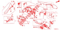 INSTRUMENT GARNISH (COTE DE CONDUCTEUR) (RH) for Honda CIVIC 1.8 S 5 Doors 6 speed manual 2015