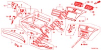 INSTRUMENT GARNISH (COTE DE PASSAGER) (RH) for Honda CIVIC 1.8 S 5 Doors 6 speed manual 2015