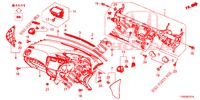 INSTRUMENT PANEL UPPER (RH) for Honda CIVIC 1.8 S 5 Doors 6 speed manual 2015