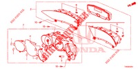 SPEEDOMETER  for Honda CIVIC 1.8 S 5 Doors 6 speed manual 2015
