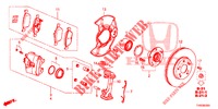 FRONT BRAKE  for Honda CIVIC 1.8 SE 5 Doors 6 speed manual 2015