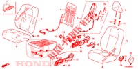 FRONT SEAT/SEATBELTS (D.) (RH) for Honda CIVIC 1.8 SE 5 Doors 6 speed manual 2015