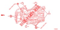 GROMMET (INFERIEUR) for Honda CIVIC 1.8 SE 5 Doors 6 speed manual 2015