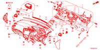 INSTRUMENT PANEL UPPER (RH) for Honda CIVIC 1.8 SE 5 Doors 6 speed manual 2015