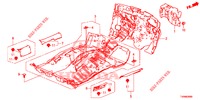 FLOOR MAT/INSULATOR  for Honda CIVIC 1.4 S 5 Doors 6 speed manual 2016