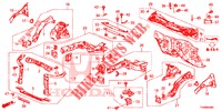 FRONT BULKHEAD/DASHBOARD  for Honda CIVIC 1.4 S 5 Doors 6 speed manual 2016