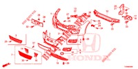 FRONT BUMPER  for Honda CIVIC 1.4 S 5 Doors 6 speed manual 2016