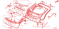 TAILGATE PANEL (2D)  for Honda CIVIC 1.4 S 5 Doors 6 speed manual 2016