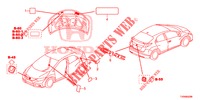 EMBLEMS/CAUTION LABELS  for Honda CIVIC 1.8 ES 5 Doors 6 speed manual 2016