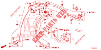 AIR CONDITIONER (FLEXIBLES/TUYAUX) (DIESEL) (RH) for Honda CIVIC 1.8 EX 5 Doors 6 speed manual 2016