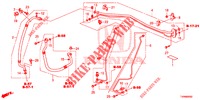 AIR CONDITIONER (FLEXIBLES/TUYAUX) (RH) for Honda CIVIC 1.8 EX 5 Doors 6 speed manual 2016