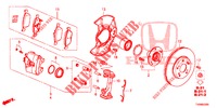 FRONT BRAKE  for Honda CIVIC 1.8 EX 5 Doors 6 speed manual 2016