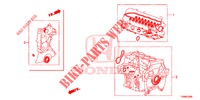 GASKET KIT/ TRANSMISSION ASSY. (1.4L) for Honda CIVIC 1.8 EX 5 Doors 6 speed manual 2016