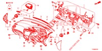 INSTRUMENT PANEL UPPER (RH) for Honda CIVIC 1.8 EXGT 5 Doors 6 speed manual 2016