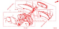SPEEDOMETER  for Honda CIVIC 1.8 EXGT 5 Doors 6 speed manual 2016