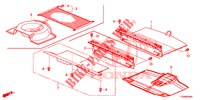 REAR FLOOR BOX  for Honda CIVIC 1.8 S 5 Doors 6 speed manual 2016