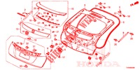 TAILGATE PANEL (2D)  for Honda CIVIC 1.8 SE 5 Doors 6 speed manual 2016