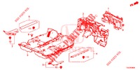 FLOOR MAT/INSULATOR  for Honda CIVIC 1.0 ES 5 Doors 6 speed manual 2017