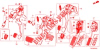 PEDAL (RH) for Honda CIVIC 1.0 ES 5 Doors 6 speed manual 2017