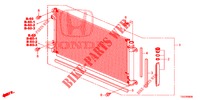 AIR CONDITIONER (CONDENSATEUR) for Honda CIVIC 1.0 EXGT 5 Doors 6 speed manual 2017