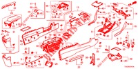 CONSOLE (RH) for Honda CIVIC 1.5 PRESTIGE 5 Doors 6 speed manual 2017