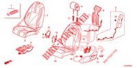 FRONT SEAT/SEATBELTS (G.) (RH) for Honda CIVIC 1.5 PRESTIGE 5 Doors 6 speed manual 2017