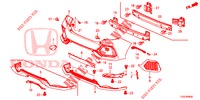 REAR BUMPER  for Honda CIVIC 1.5 PRESTIGE 5 Doors 6 speed manual 2017