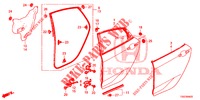 REAR DOOR PANELS (4D)  for Honda CIVIC 1.5 PRESTIGE 5 Doors 6 speed manual 2017