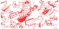 CONSOLE (RH) for Honda CIVIC 1.5 SPORT 5 Doors 6 speed manual 2017