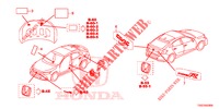 EMBLEMS/CAUTION LABELS  for Honda CIVIC 1.5 SPORT 5 Doors 6 speed manual 2017