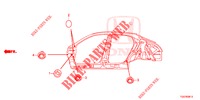 GROMMET (LATERAL) for Honda CIVIC 1.5 SPORT 5 Doors 6 speed manual 2017