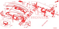 INSTRUMENT PANEL UPPER (RH) for Honda CIVIC 1.5 SPORT 5 Doors 6 speed manual 2017