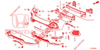 REAR BUMPER  for Honda CIVIC 1.5 SPORT 5 Doors 6 speed manual 2017