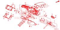 INSTRUMENT GARNISH (COTE DE CONDUCTEUR) (RH) for Honda CIVIC 1.0 ENTRY 5 Doors 6 speed manual 2018