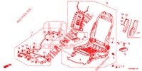 FRONT SEAT COMPONENTS (G.) (SIEGE REGLAGE MANUEL) (2) for Honda CIVIC 1.5 PRESTIGE 5 Doors 6 speed manual 2018