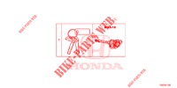 KEY CYLINDER SET (INTELLIGENT) for Honda CIVIC 1.5 RS 5 Doors 6 speed manual 2018