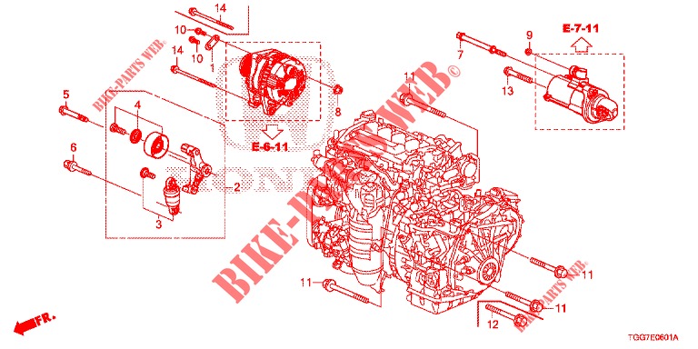 AUTO TENSIONER (1.5L) for Honda CIVIC 1.5 RS 5 Doors 6 speed manual 2018