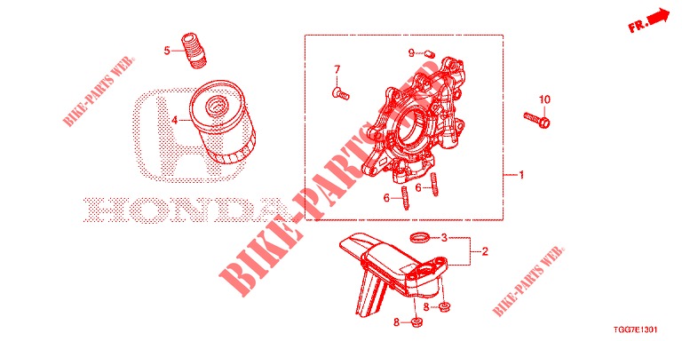 OIL PUMP (1.5L) for Honda CIVIC 1.5 RS 5 Doors 6 speed manual 2018