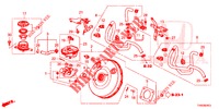 BRAKE MASTER CYLINDER/MAS TER POWER (DIESEL) (RH) for Honda CIVIC DIESEL 1.6 EX EURO 6 5 Doors 6 speed manual 2015
