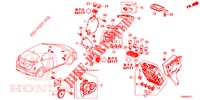 CONTROL UNIT (CABINE) (1) (RH) for Honda CIVIC DIESEL 1.6 EX EURO 6 5 Doors 6 speed manual 2015