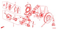 FRONT BRAKE  for Honda CIVIC DIESEL 1.6 EX EURO 6 5 Doors 6 speed manual 2015