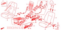 FRONT SEAT/SEATBELTS (D.) (RH) for Honda CIVIC DIESEL 1.6 EX EURO 6 5 Doors 6 speed manual 2015