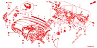 INSTRUMENT PANEL UPPER (RH) for Honda CIVIC DIESEL 1.6 EX EURO 6 5 Doors 6 speed manual 2015