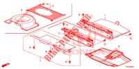 REAR FLOOR BOX  for Honda CIVIC DIESEL 1.6 EX EURO 6 5 Doors 6 speed manual 2015