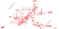 WATER HOSE/HEATER DUCT (DIESEL) for Honda CIVIC DIESEL 1.6 EX EURO 6 5 Doors 6 speed manual 2015