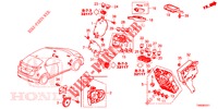 CONTROL UNIT (CABINE) (1) (RH) for Honda CIVIC DIESEL 1.6 EXGT EURO 6 5 Doors 6 speed manual 2015