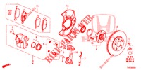 FRONT BRAKE  for Honda CIVIC DIESEL 1.6 EXGT EURO 6 5 Doors 6 speed manual 2015