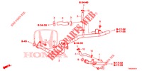 WATER HOSE/HEATER DUCT (DIESEL) for Honda CIVIC DIESEL 1.6 EXGT EURO 6 5 Doors 6 speed manual 2015