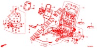 FRONT SEAT COMPONENTS (G.) (SIEGE REGLAGE MANUEL) for Honda CIVIC 1.8 SE 5 Doors 6 speed manual 2013